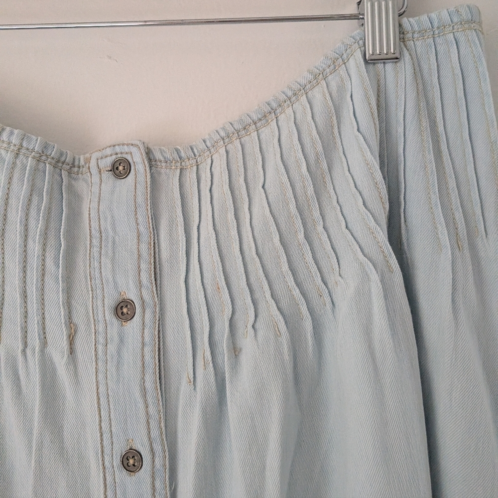 Anthropologie Pilcro Denim Maxi Skirt - Picture 8 of 11